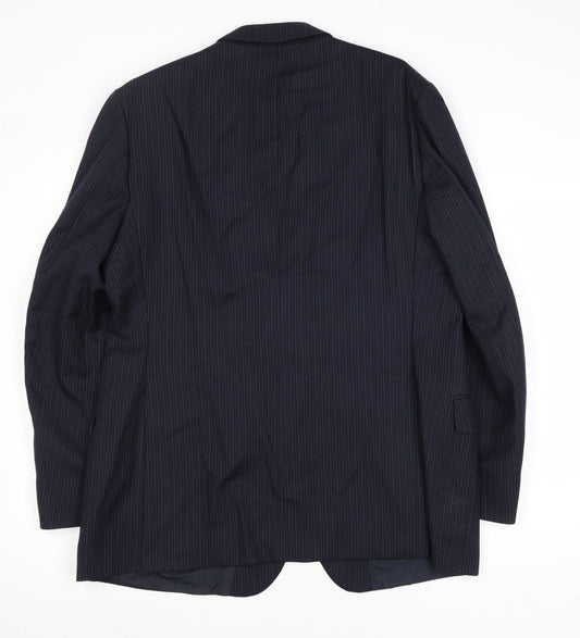 Mens UK Size 44 St Michael Regular Blue Suit Jacket