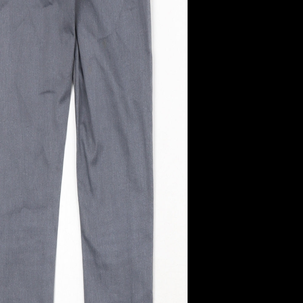 Topshop Womens Grey Cotton Skinny Jeans Size 30 in Regular Zip