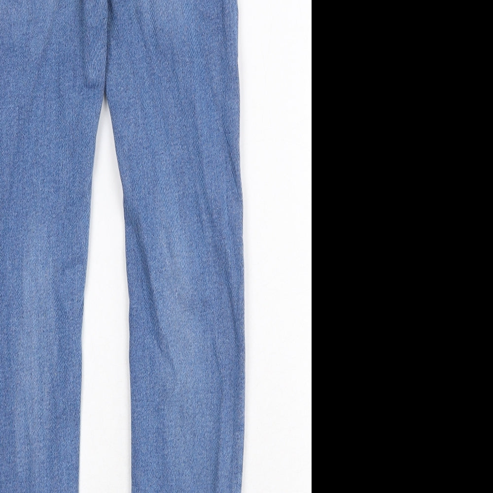 Visual Clothing Project Mens Blue Cotton Skinny Jeans Size 28 in Regular Zip