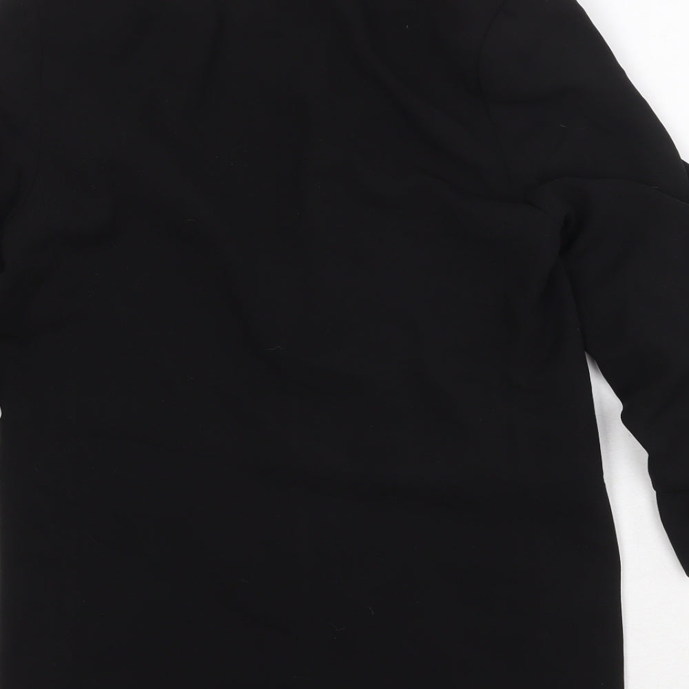 H&M Womens Black Polyester Jacket Blazer Size XS