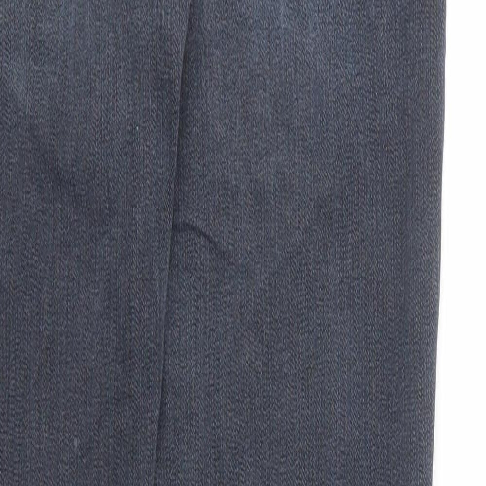 NEXT Womens Blue Cotton Skinny Jeans Size 8 Regular Zip