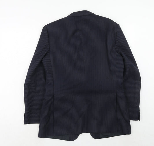 Mens UK Size 40 St.Michael Regular Blue Suit Jacket