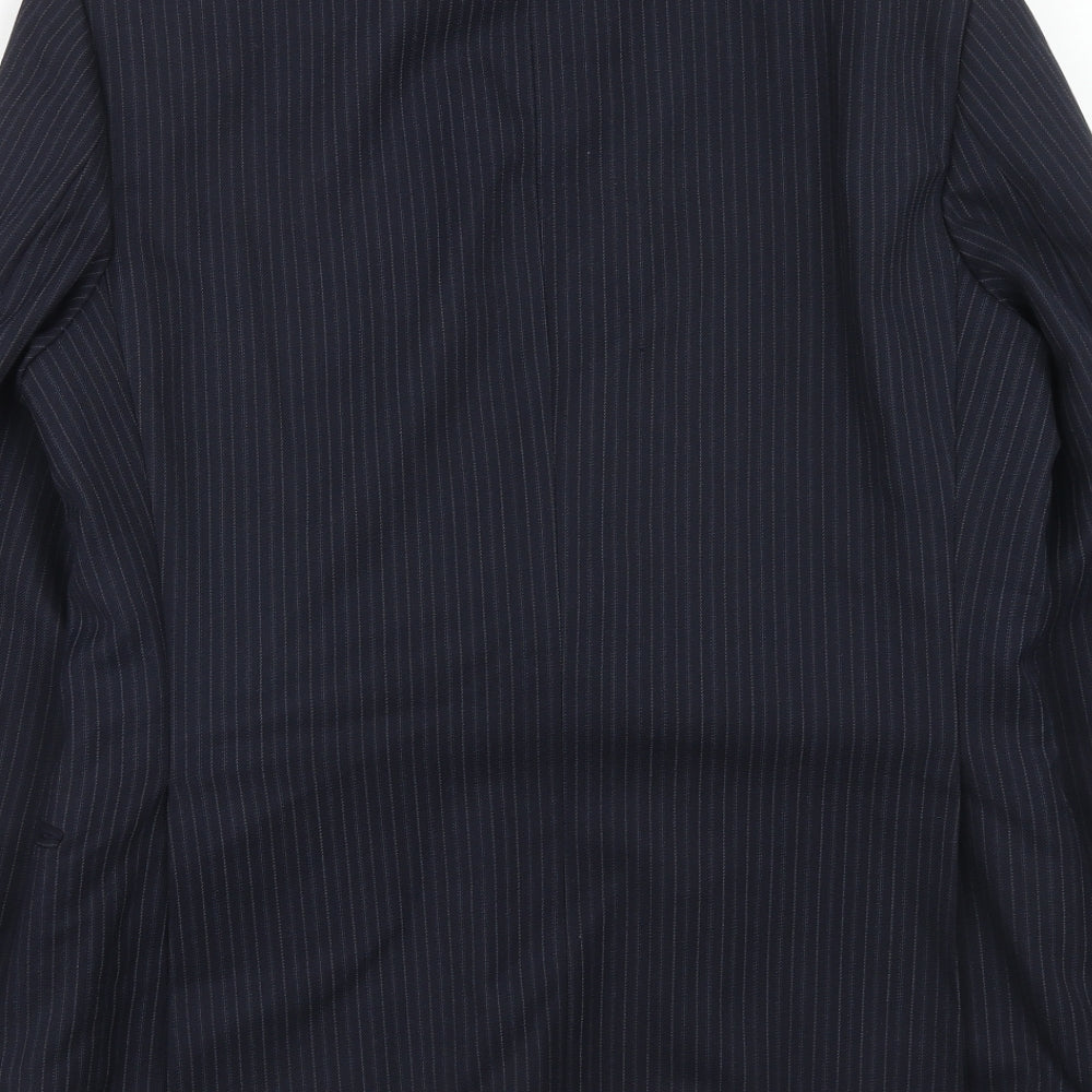 Mens UK Size 40 St.Michael Regular Blue Suit Jacket