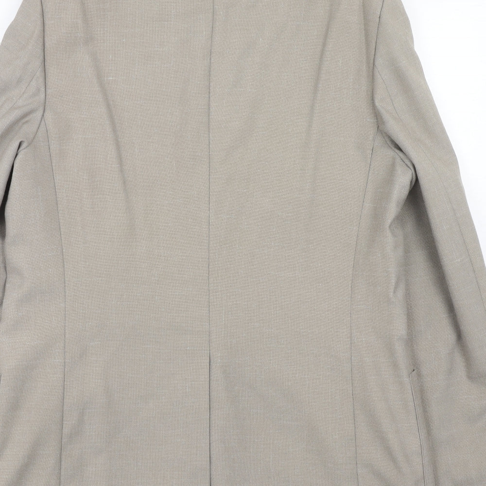 Mens UK Size 40 Burton Regular Grey Suit Jacket