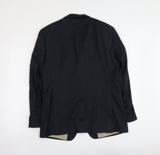 Mens UK Size 40 NEXT Regular Black Suit Jacket