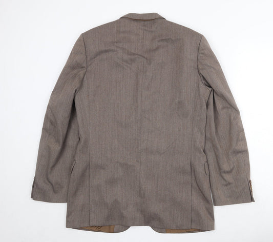 Mens UK Size 38 Marks and Spencer Regular Beige Suit Jacket