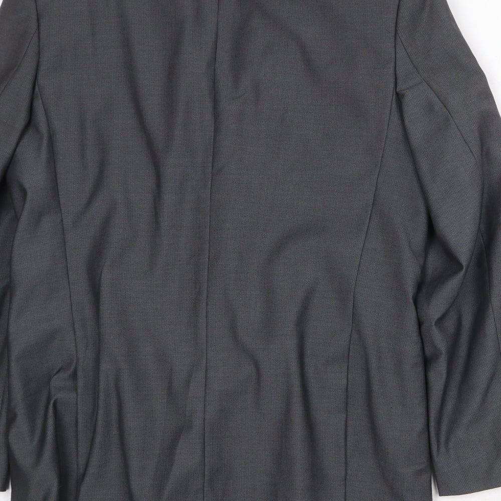 Mens UK Size 40 Jack Reid Regular Grey Suit Jacket