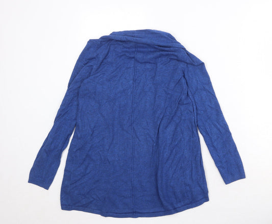 Womens UK Size S Zara Blue Cardigan Jumper