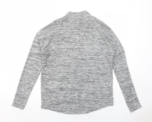 Womens UK Size 6 New Look Grey Pullover Jumper