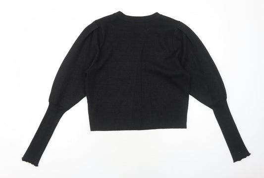 Womens UK Size M Zara Black Pullover Jumper