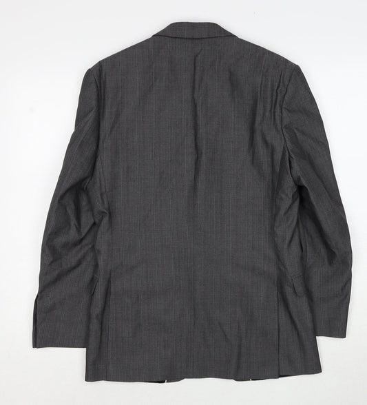 Mens UK Size 36 Red Herring Regular Grey Suit Jacket