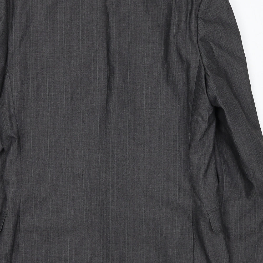 Mens UK Size 36 Red Herring Regular Grey Suit Jacket