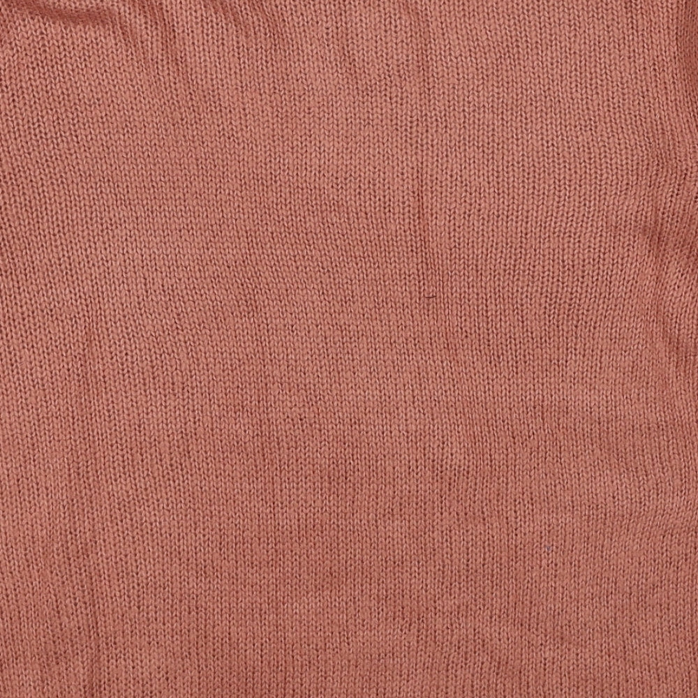 Womens UK Size S New Look Brown Pullover Jumper