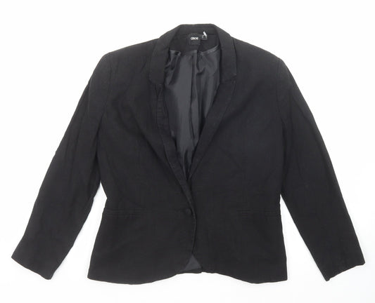 Womens UK Size 10 ASOS Black Jacket