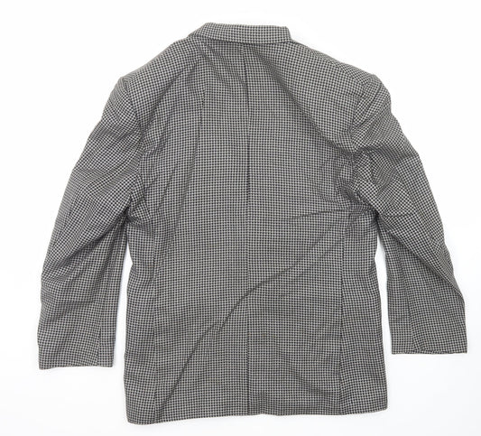 Mens UK Size 40 Ciro Citterio Regular Black Suit Jacket