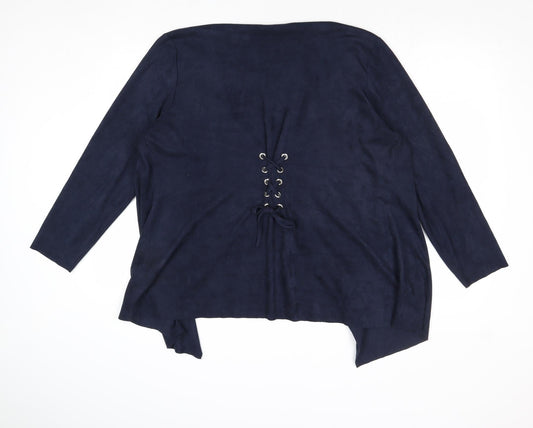 Klass Womens Blue Jacket Size XL