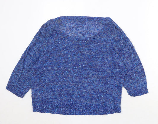 Womens UK Size S H&M Blue Pullover Jumper