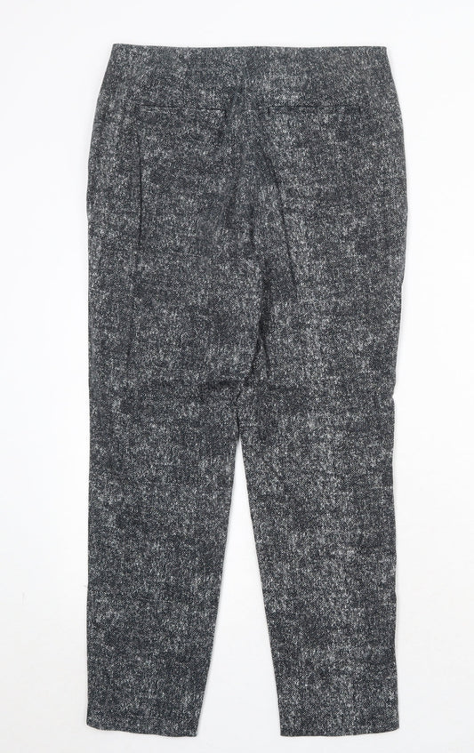 Womens UK Size 10 Marks and Spencer Regular Fit Black Trousers