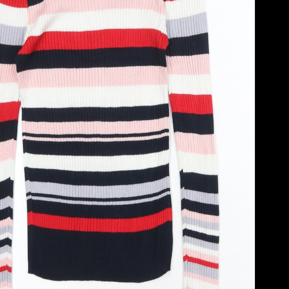 Womens UK Size S Divided by H&M Multicoloured Pullover Jumper