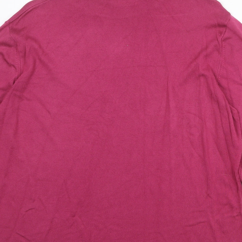Womens UK Size S Country Casuals Pink Pullover Jumper