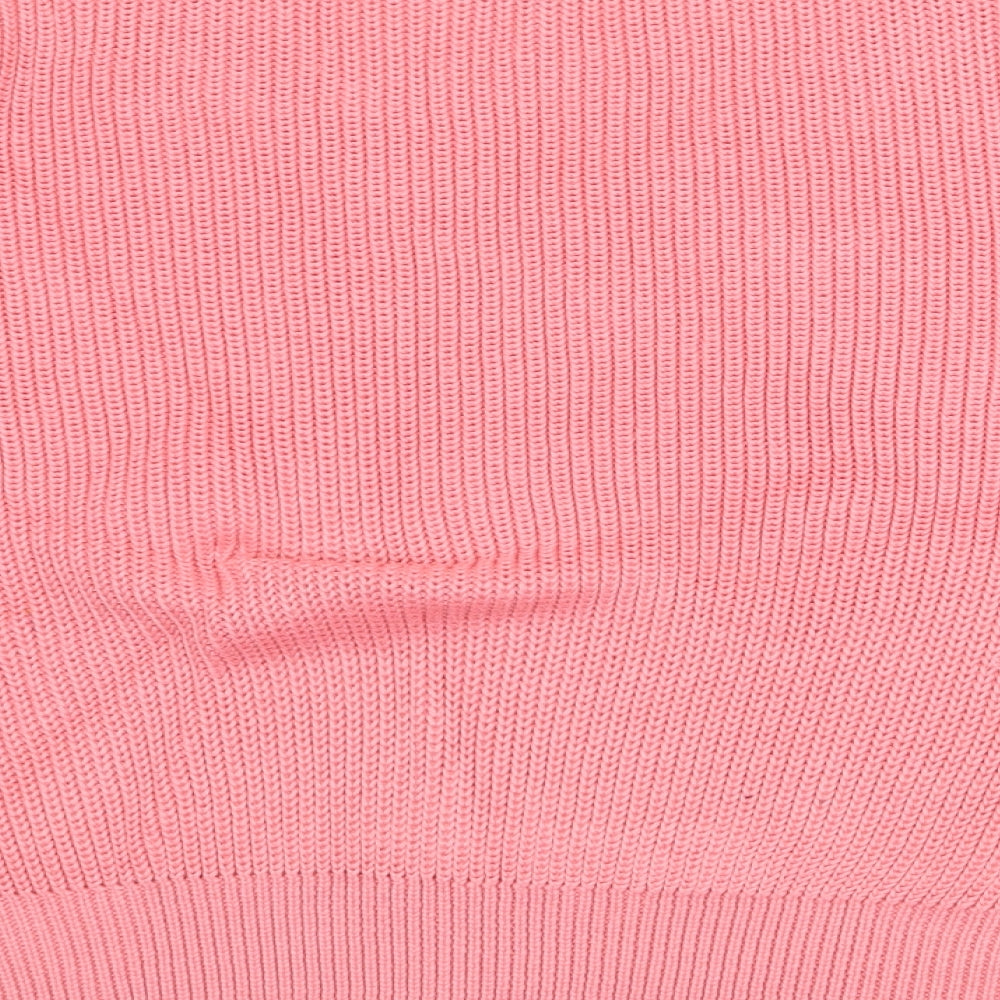 Womens UK Size L Divided by H&M Pink Pullover Jumper