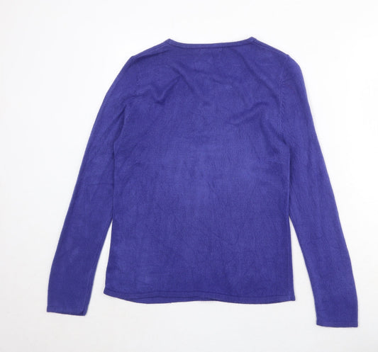 Womens UK Size S Bonmarché Blue Pullover Jumper