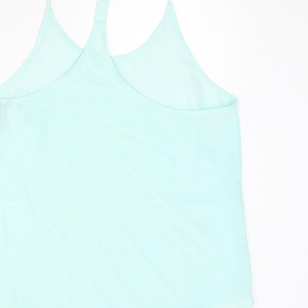 Womens UK Size 14 H&M Blue Camisole Tank