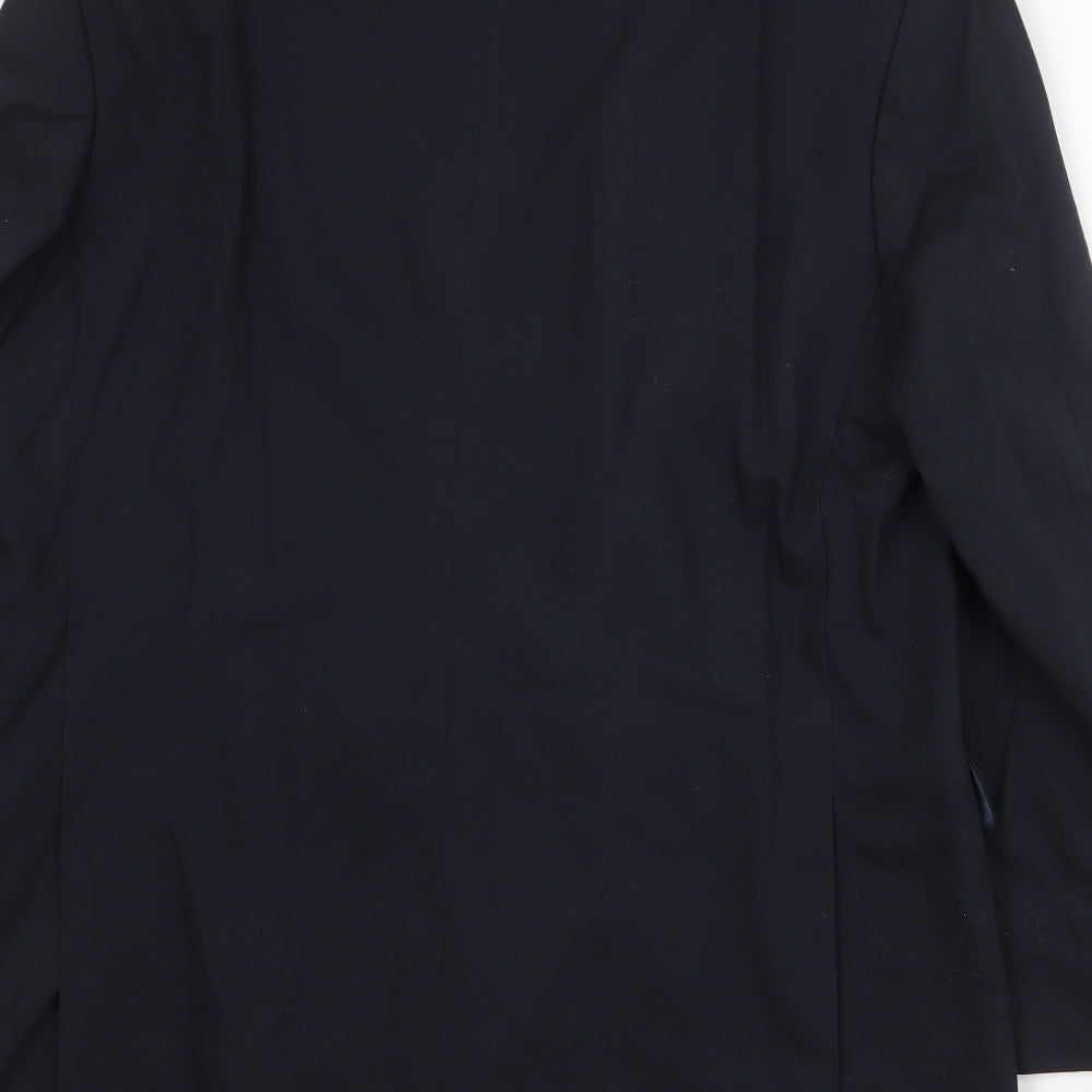 Mens UK Size 42 Marks and Spencer Regular Blue Suit Jacket