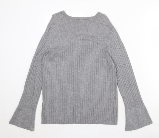Womens UK Size 12 Dorothy Perkins Grey Pullover Jumper