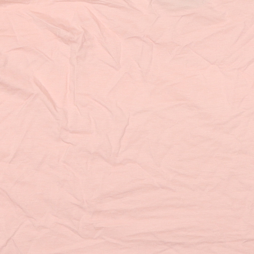 Womens UK Size 14 Topshop Pink Basic T-Shirt