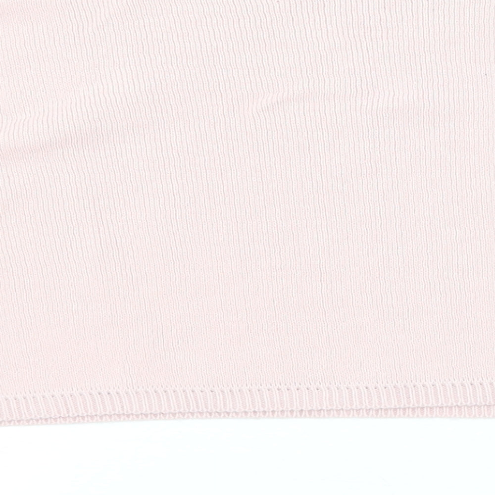 Womens UK Size S Nasty Gal Pink Pullover Jumper