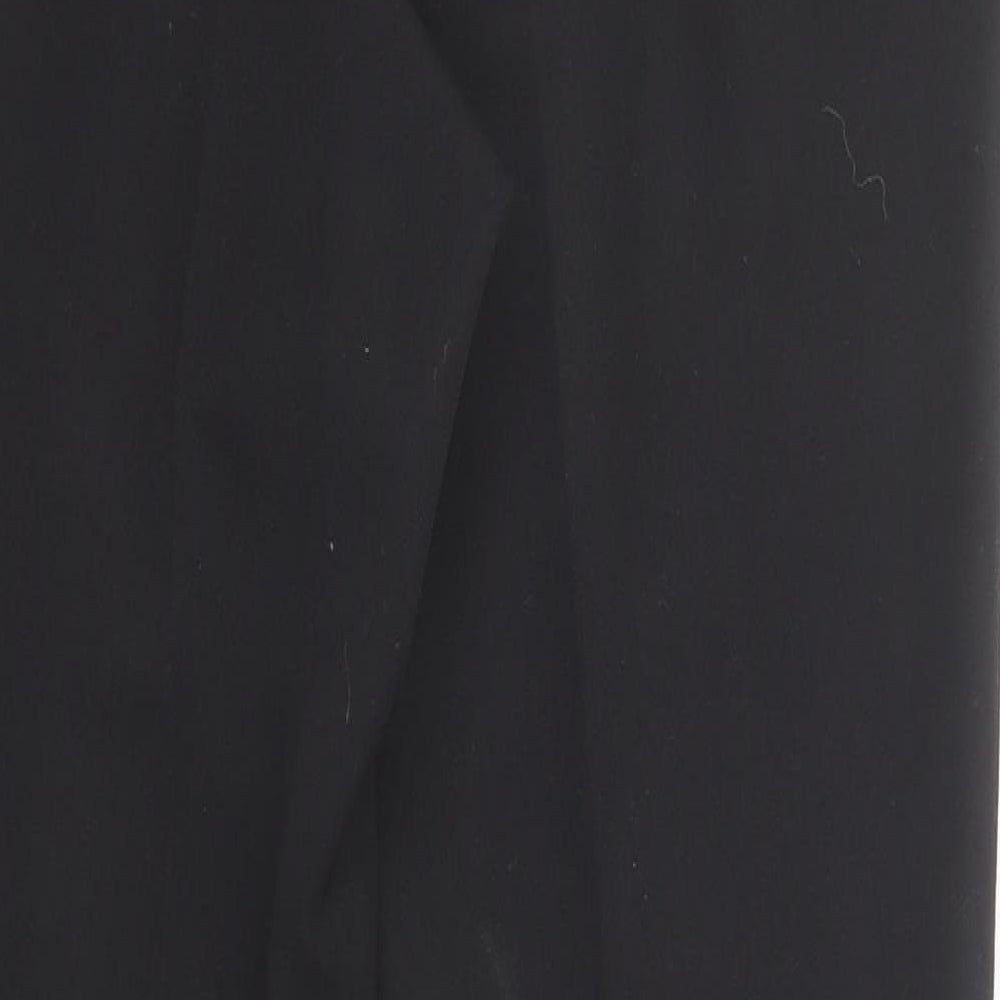 Womens UK Size 8 Marks and Spencer Regular Fit Black Trousers