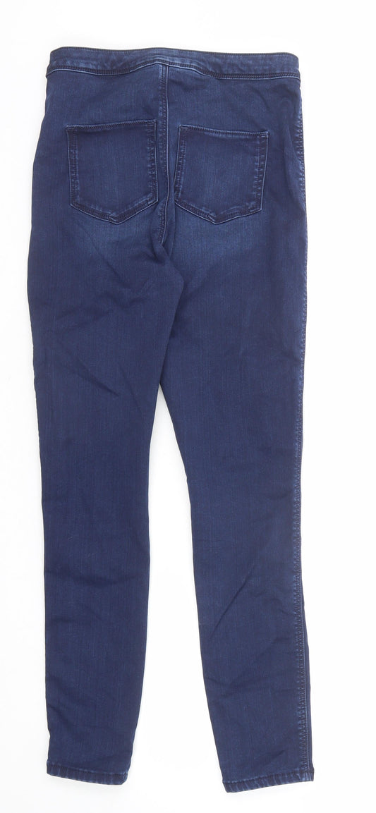 ASOS Womens Blue Cotton Jegging Jeans Size 28 in L32 in Regular Button