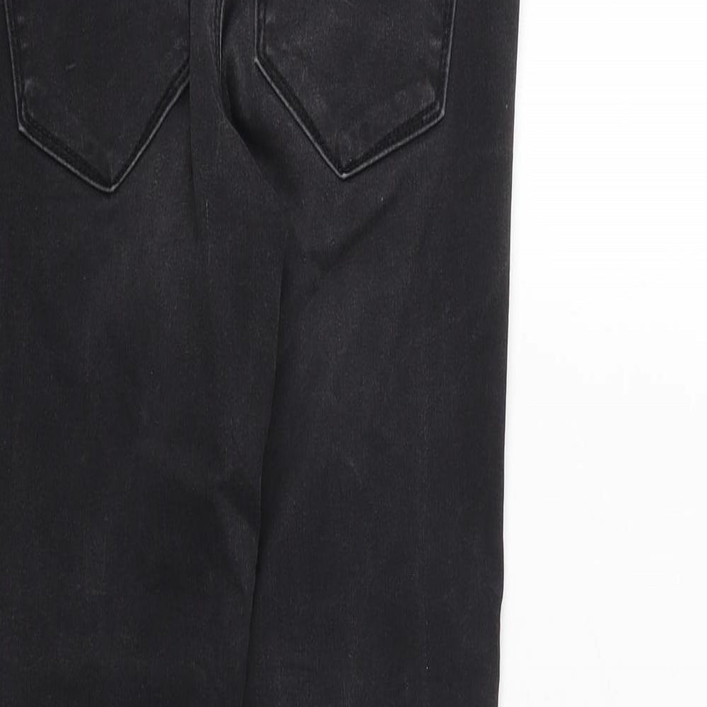 Only Womens Grey Cotton Skinny Jeans Size S Regular Zip