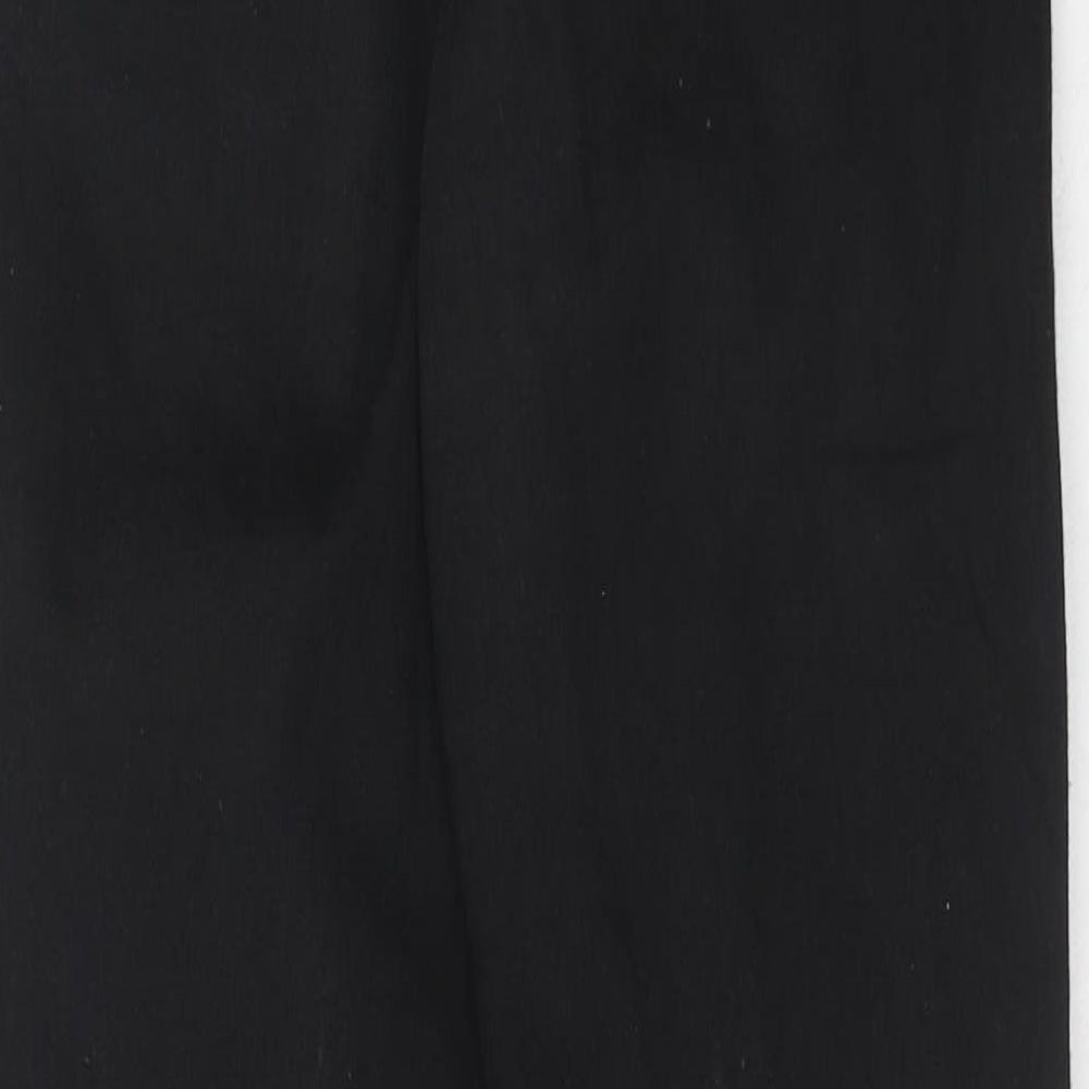 Topshop Womens Black Cotton Skinny Jeans Size 28 in L32 in Regular Zip