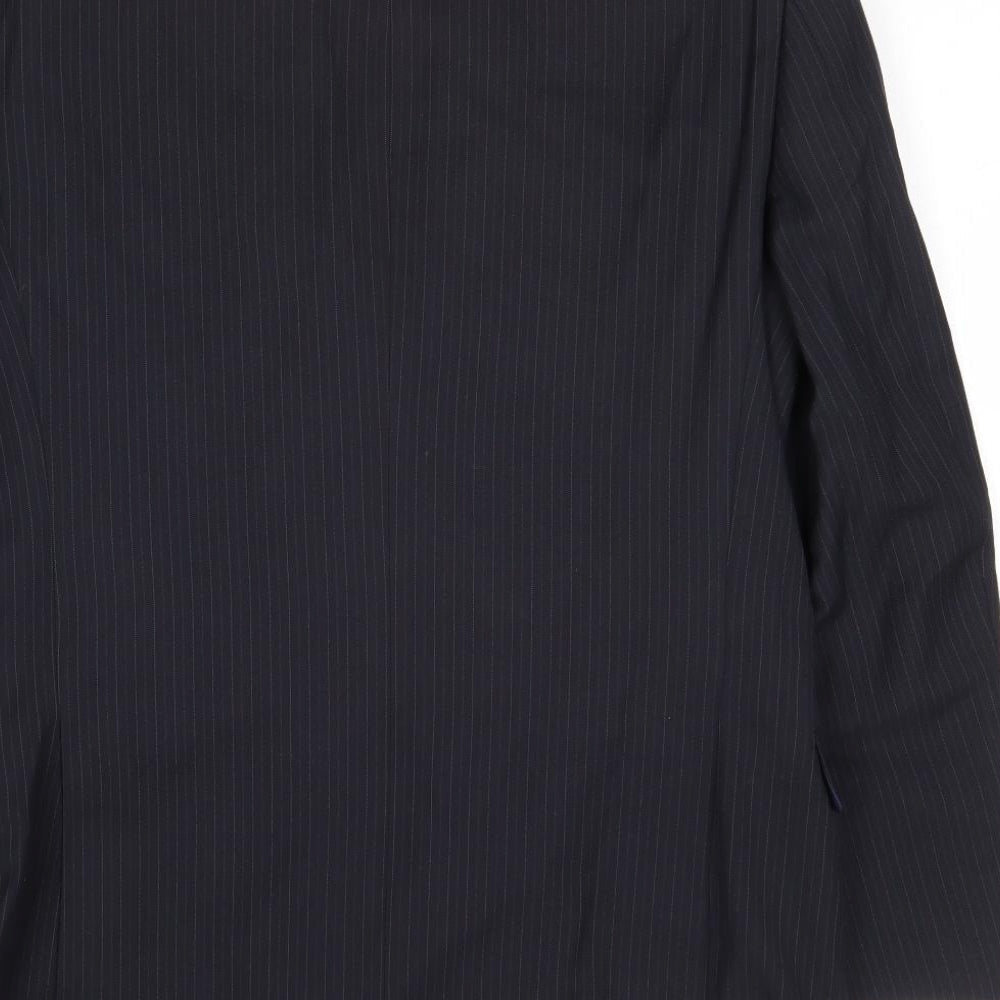 Mens UK Size 40 Marks and Spencer Regular Blue Suit Jacket