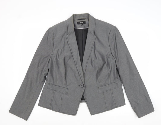 Womens UK Size 18 Marks and Spencer Regular Grey Blazer