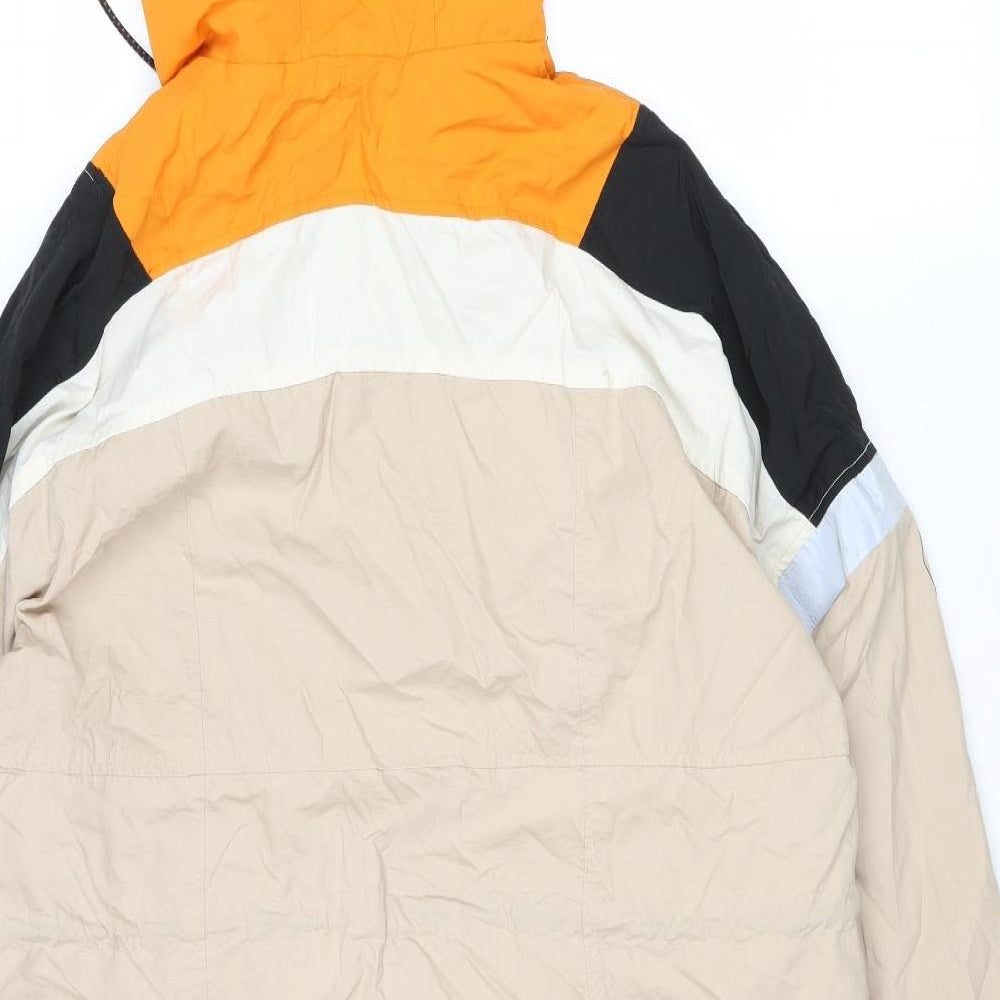 Mens UK Size S Divided by H&M Multicoloured Windbreaker Coat