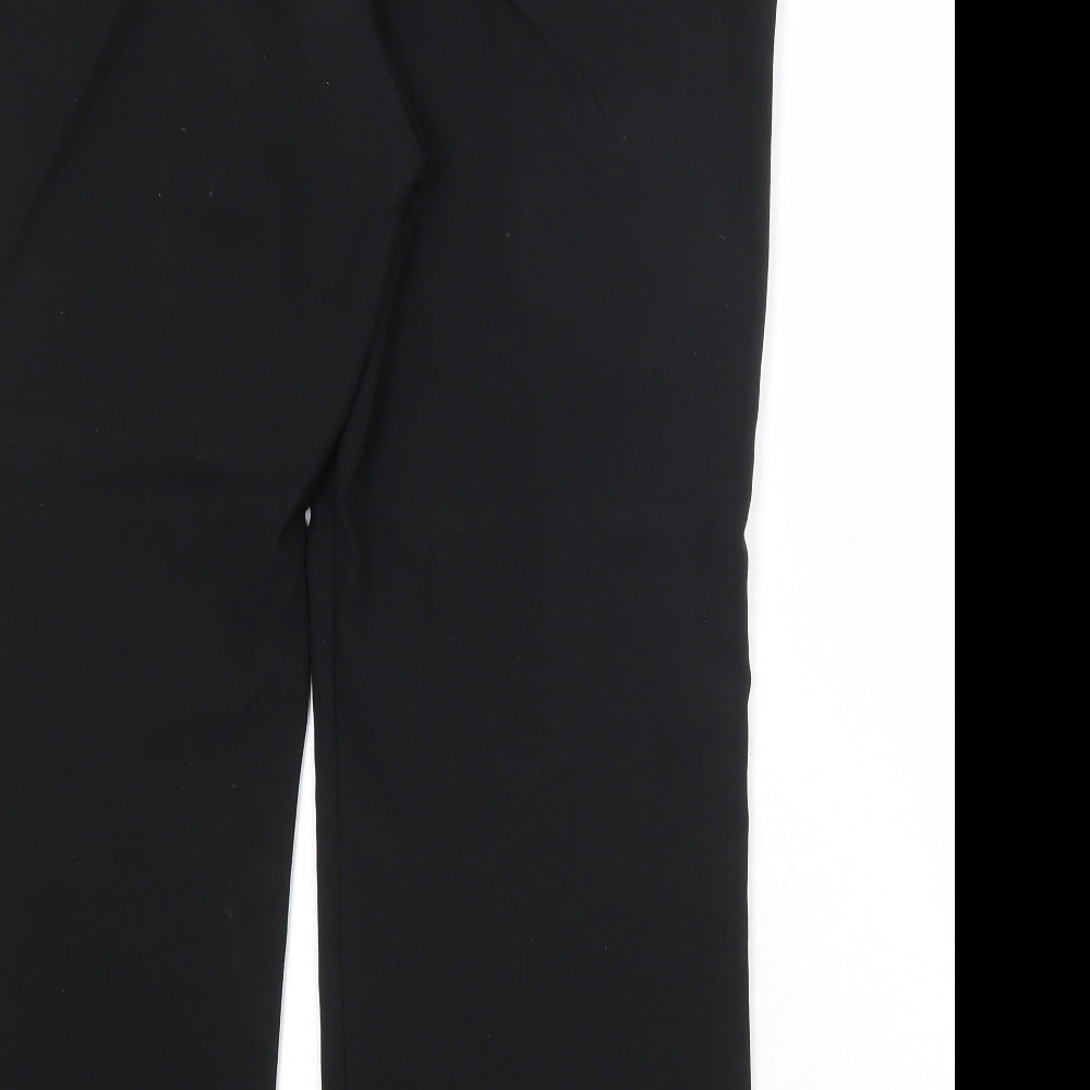 Womens UK Size 16 Marks and Spencer Regular Fit Black Trousers