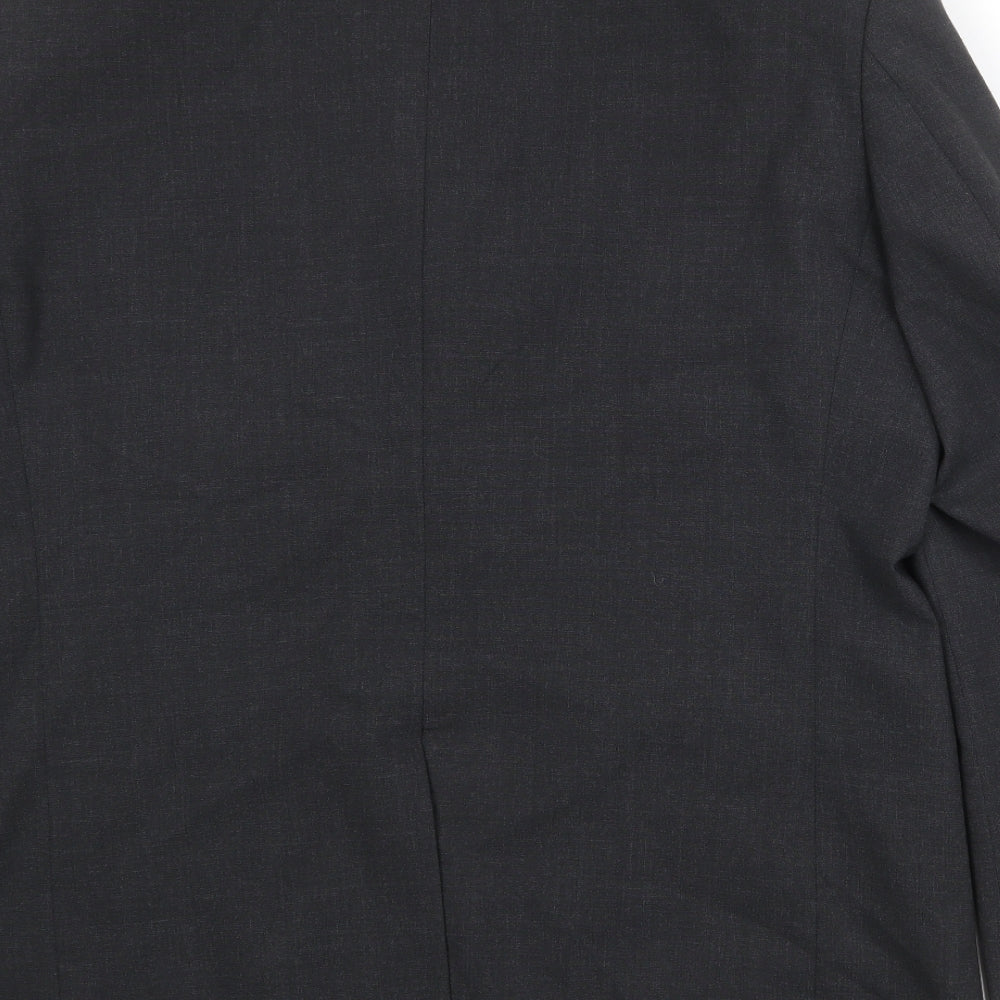 Mens UK Size 42 Charlton Grey Regular Grey Suit Jacket