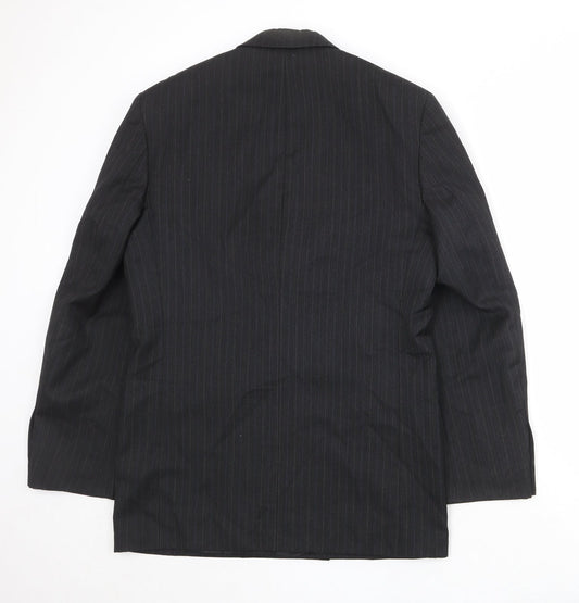Mens UK Size 40 Burton Regular Black Suit Jacket