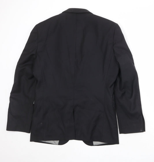 Mens UK Size 38 NEXT Regular Black Suit Jacket
