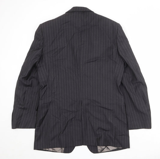 Mens UK Size 40 Marks and Spencer Regular Black Suit Jacket