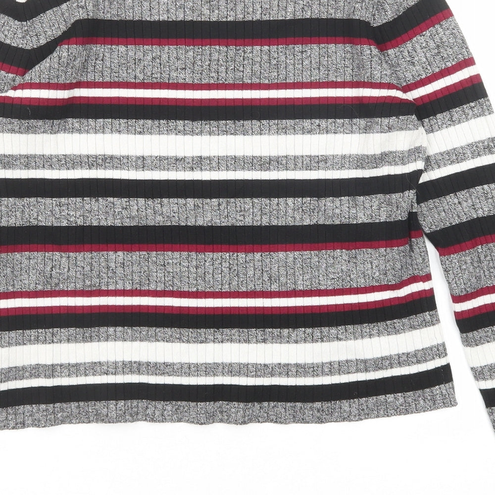 Womens UK Size M Divided by H&M Multicoloured Pullover Jumper