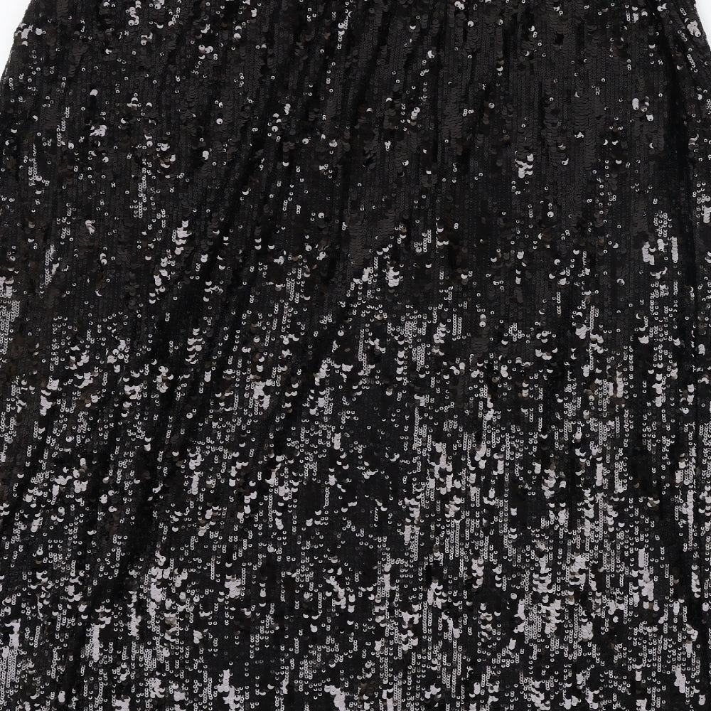 Marks and Spencer Womens Black Polyester Straight & Pencil Skirt Size 20