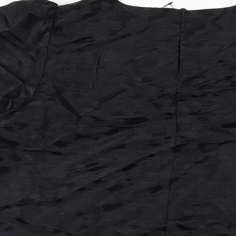 Womens UK Size 18 Marks and Spencer Black Cropped Tank