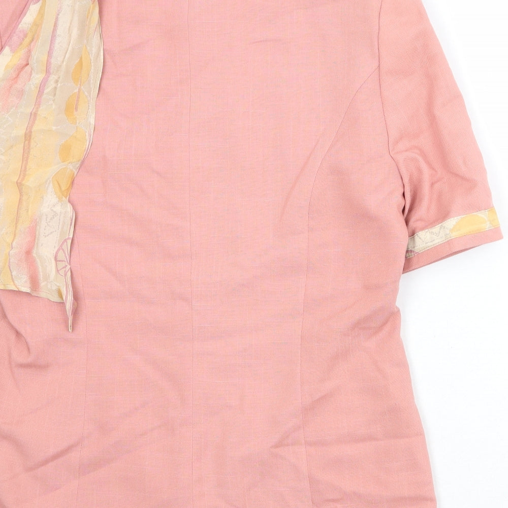 Womens UK Size 14 First Avenue Regular Pink Blazer