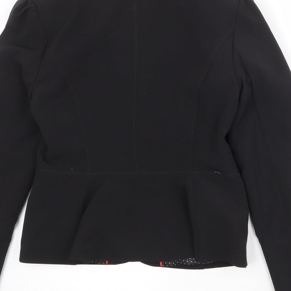 New Look Womens Black Polyester Jacket Blazer Size 10
