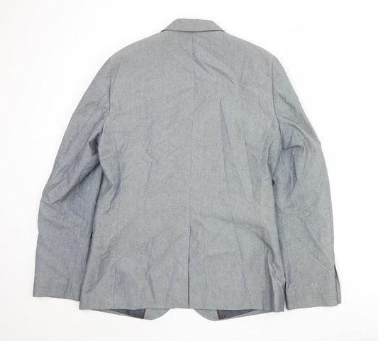 Mens UK Size 40 Marks and Spencer Regular Grey Suit Jacket