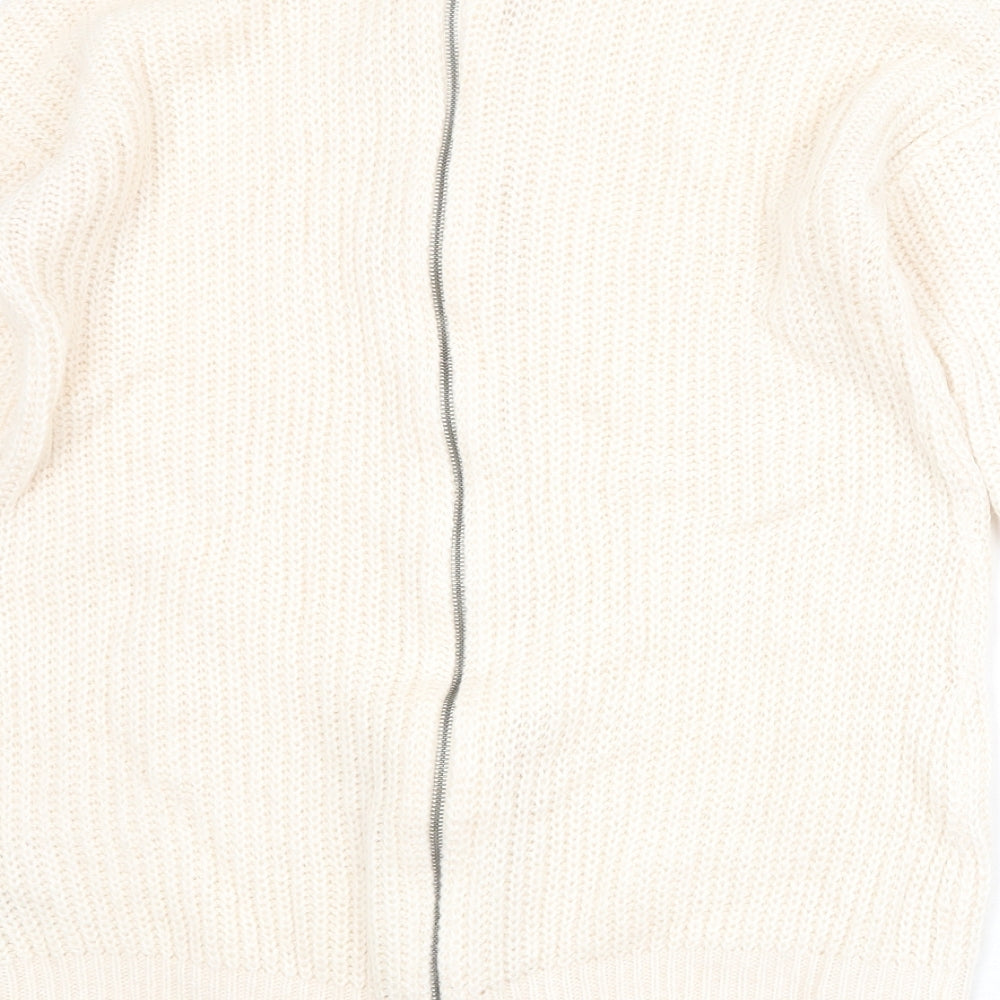 Womens UK Size M New Look Beige Pullover Jumper